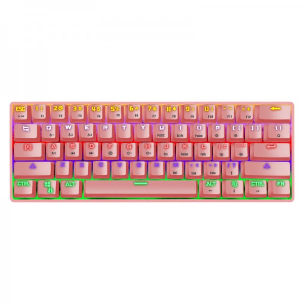 Crack K28 Wireless Bluetooth Mechanical Keyboard Gaming Office Computer Mobile Phone Tablet Notebook Rgb Wired Keyboard
